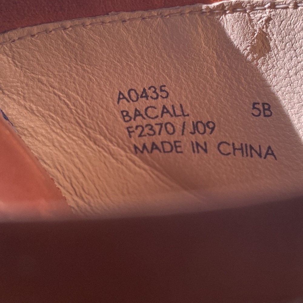 COACH Vintage Bacall Signature Logo Blue Platform Heeled Clogs Mules - 5 - Picture 13 of 14